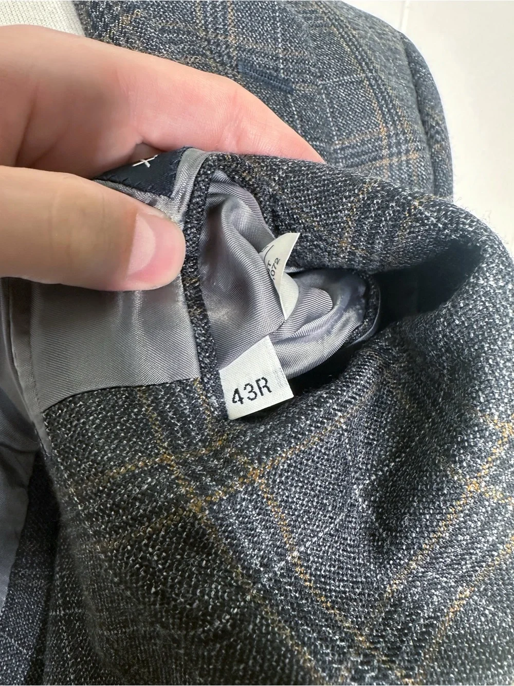Hart Schaffner Marx 1887 Gray Checkered Blazer
